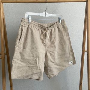 Men’s Linen Drawstring Shorts